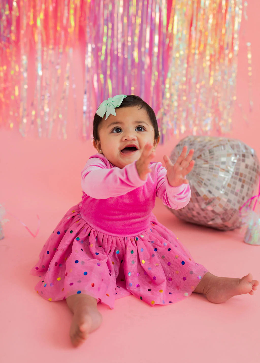 Carly Romper in Bubblegum
