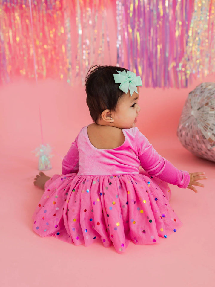 Carly Romper in Bubblegum