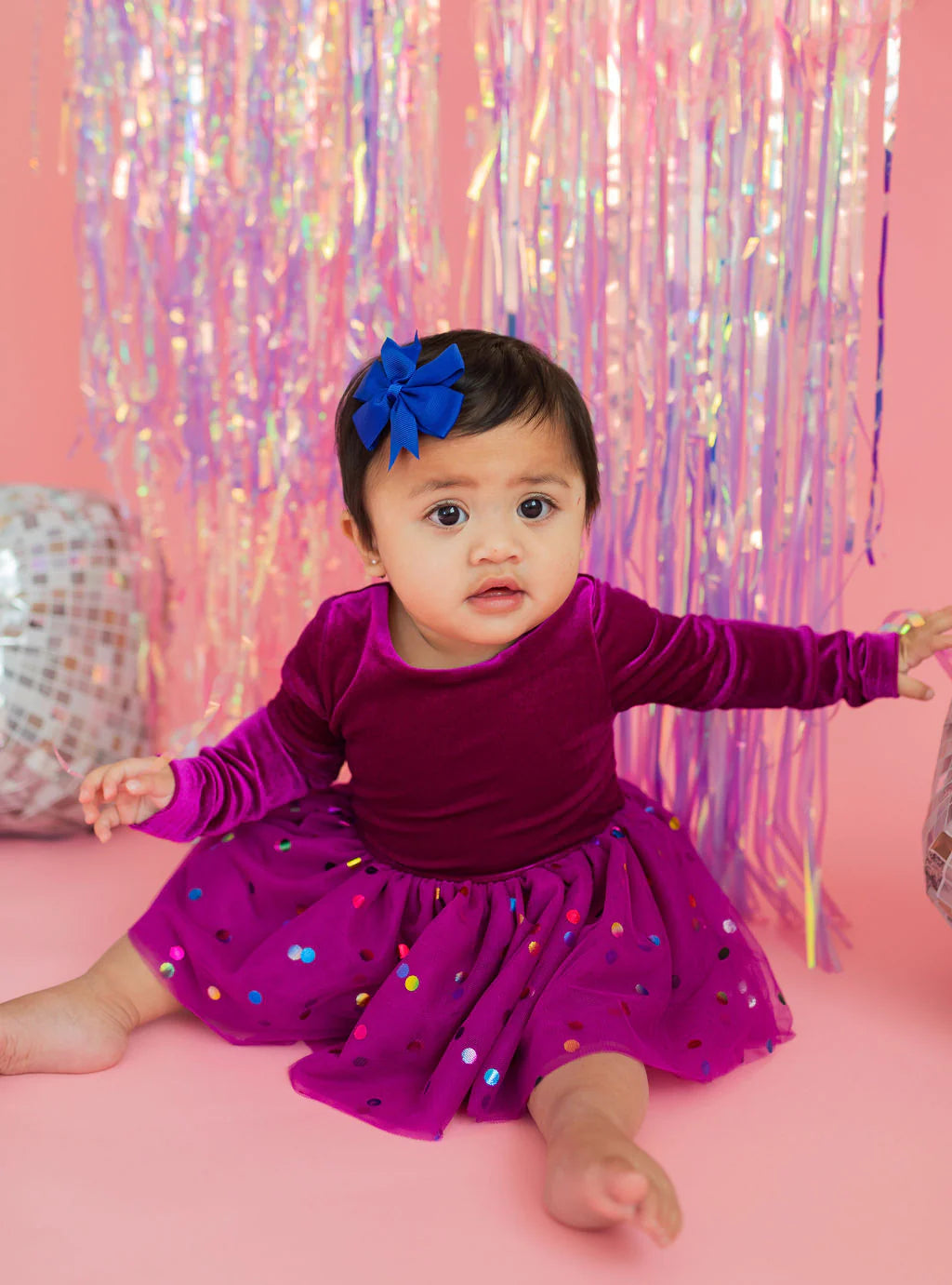 Carly Romper in Deep Purple