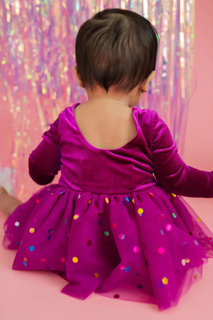 Carly Romper in Deep Purple