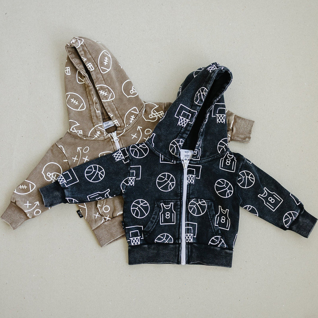 Cohen Zip-up Hoodie - Black