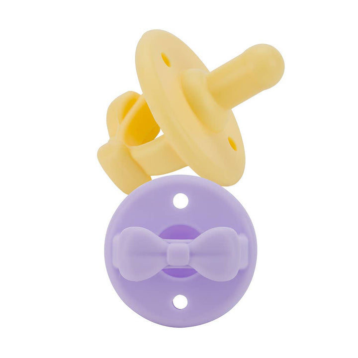 Sweetie Soother™ Pacifier Sets : Robin's Egg Blue + Navy Cables