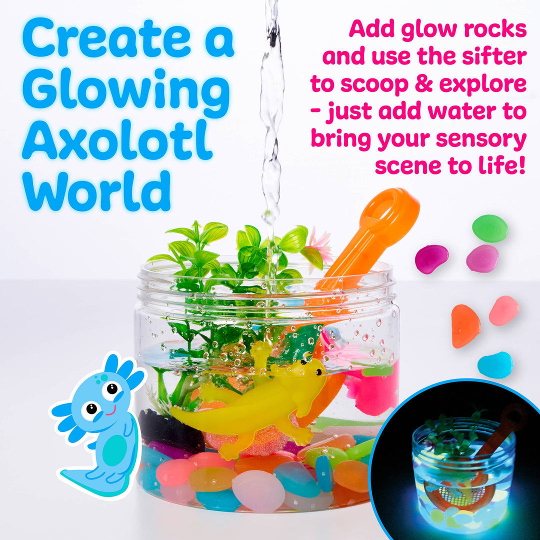 Sensory Adventure Water Play Axolotls: Bucket of Fun