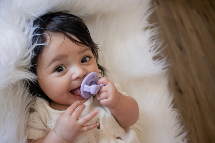 Sweetie Soother™ Pacifier Sets : Robin's Egg Blue + Navy Cables