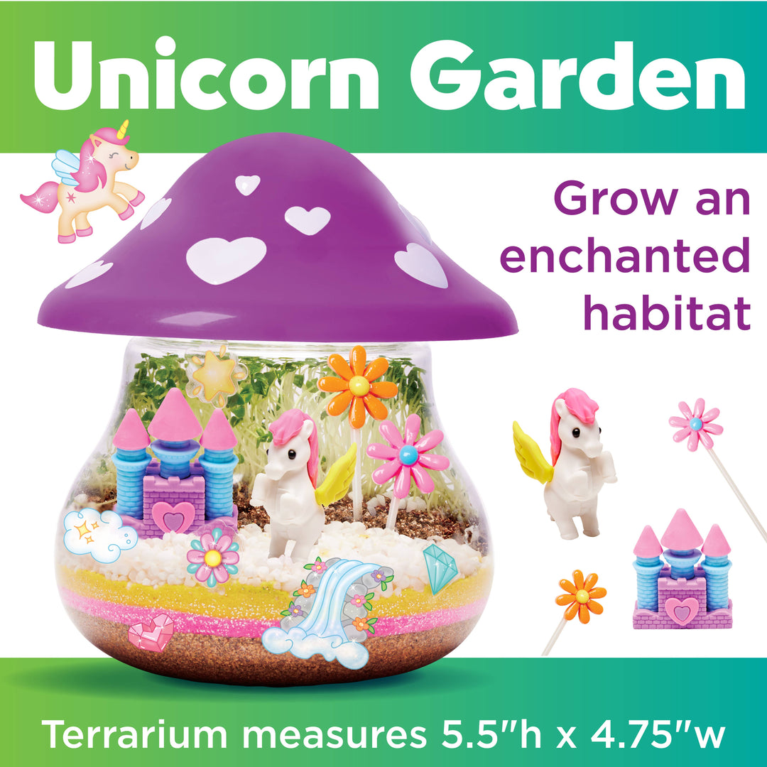 Plant & Grow Unicorn Forest Terrarium Craft Kit for Kids