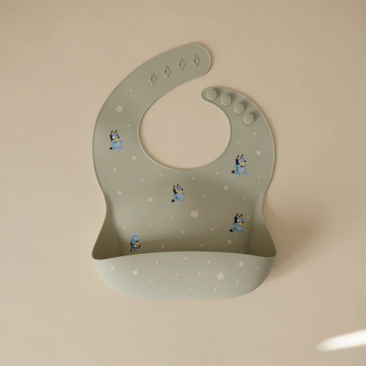 Bluey X Mushie Silicone Baby Bib
