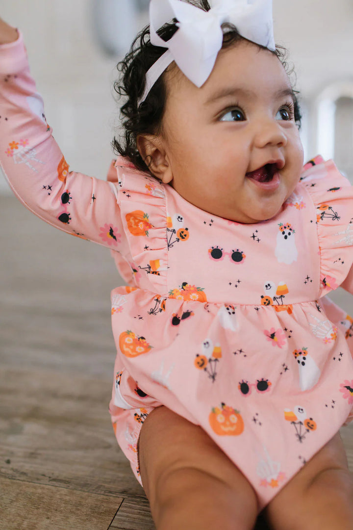 Leah Romper in Hippie Halloween