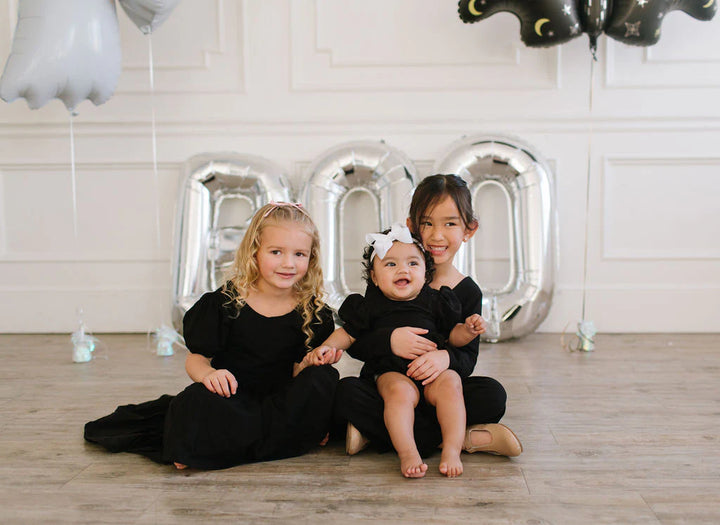 Puff Romper in Midnight