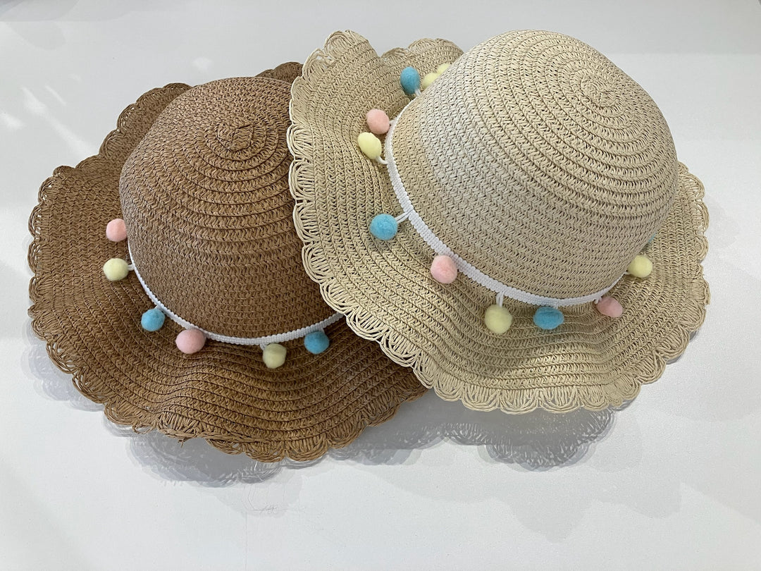 Straw Baby Sun Hat