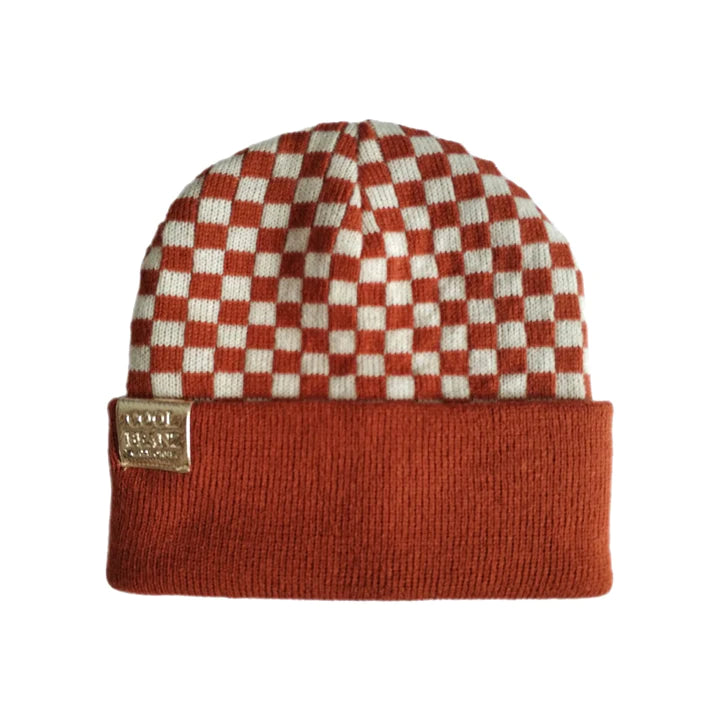 Copper Check yourself reversible Beanie