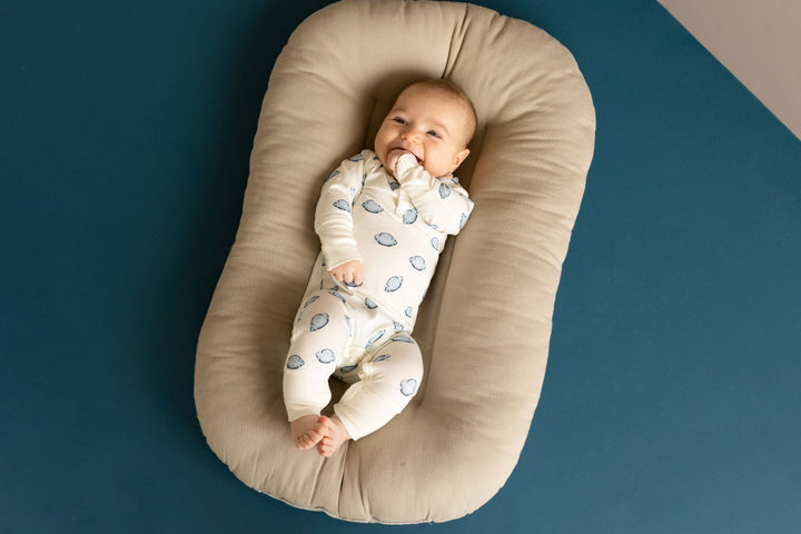 Unionsuit - Cream Foot Ball