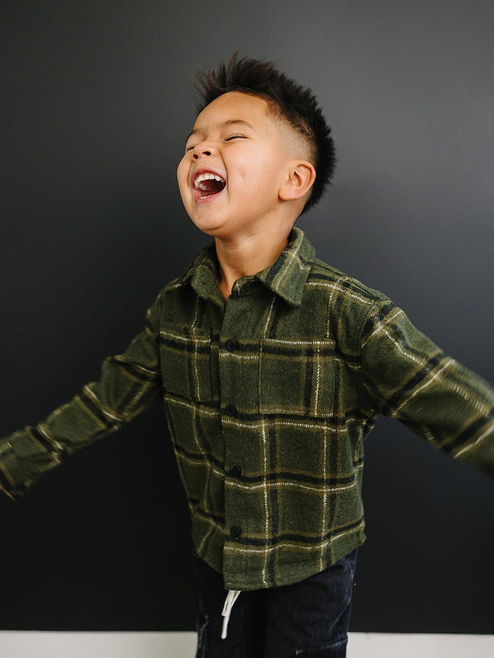 Max Button Up Shirt - Green