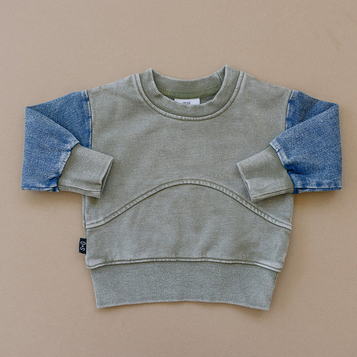 Morgan Crew Neck - Moss Green