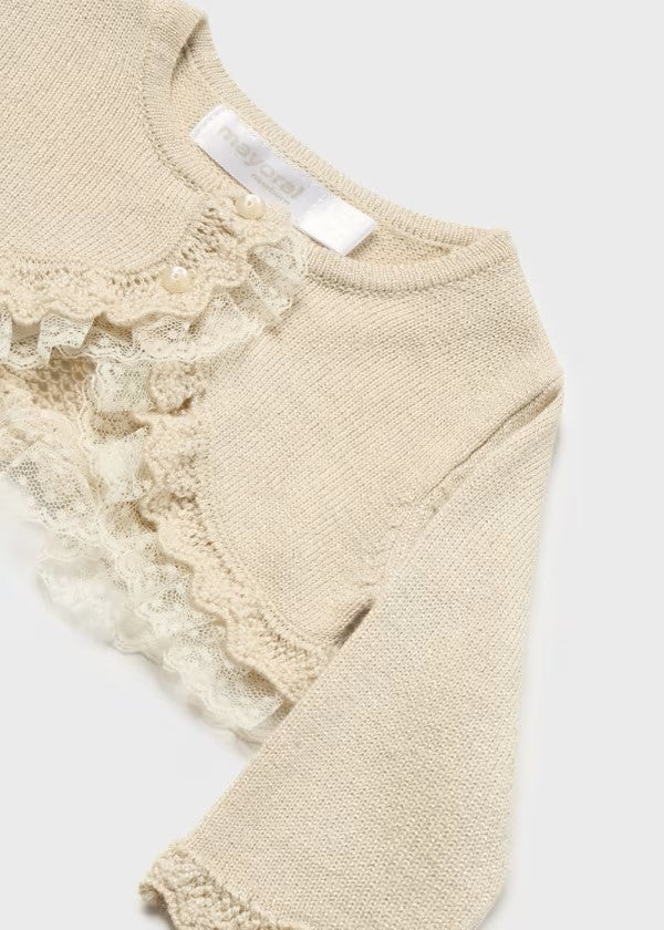 Rebeca's Ceremony Cardigan - Champagne