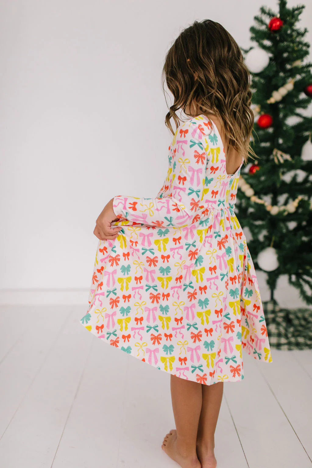 Gwendolyn Dress in Holiday Bows