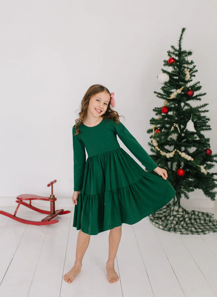 Gwendolyn Ruffle in Evergreen
