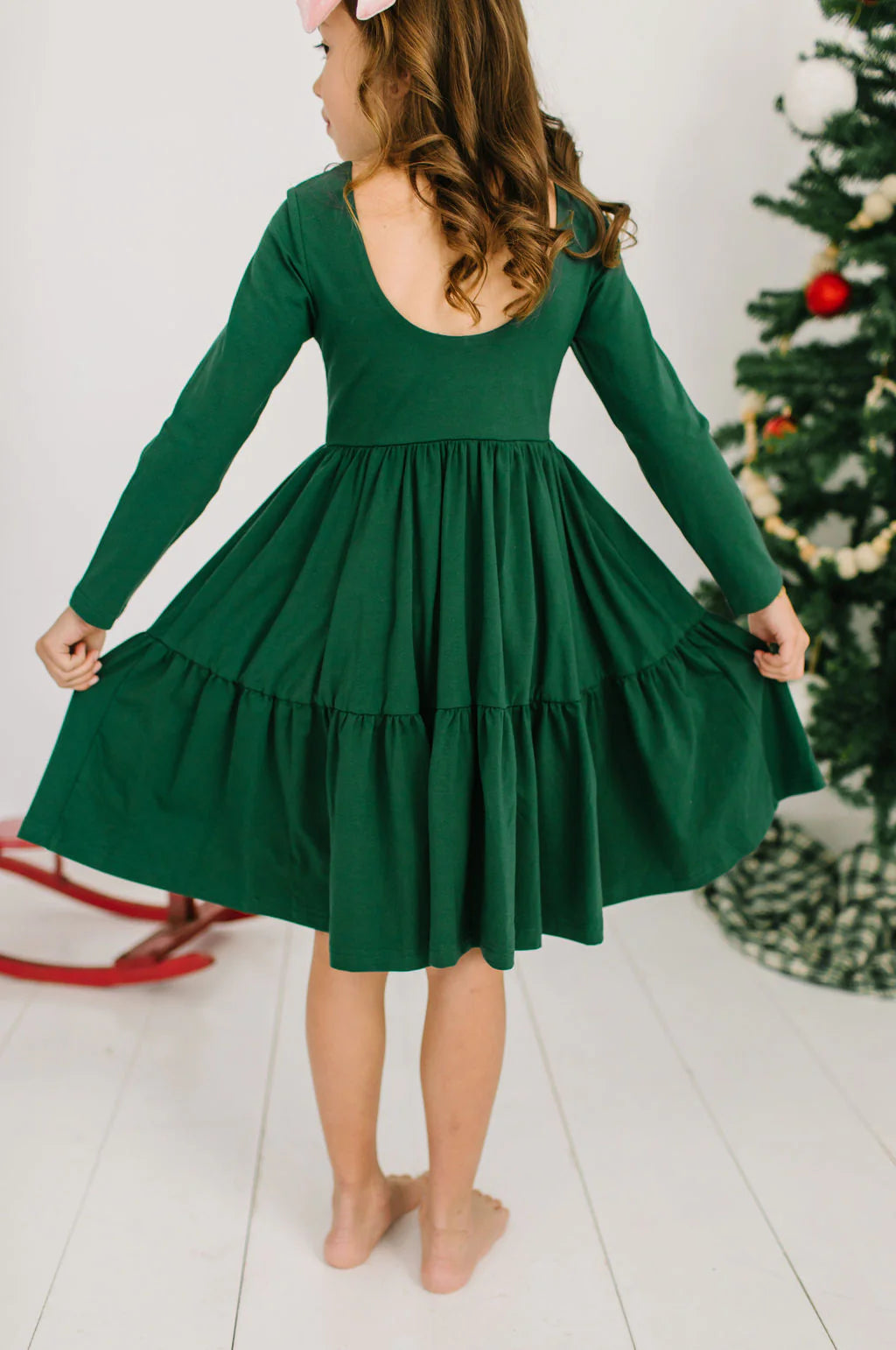 Gwendolyn Ruffle in Evergreen
