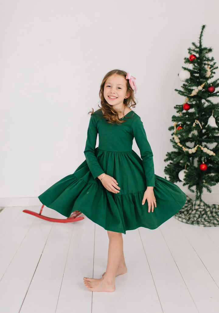 Gwendolyn Ruffle in Evergreen