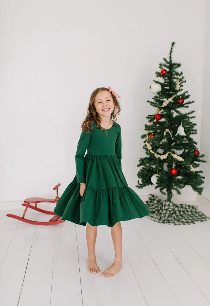 Gwendolyn Ruffle in Evergreen