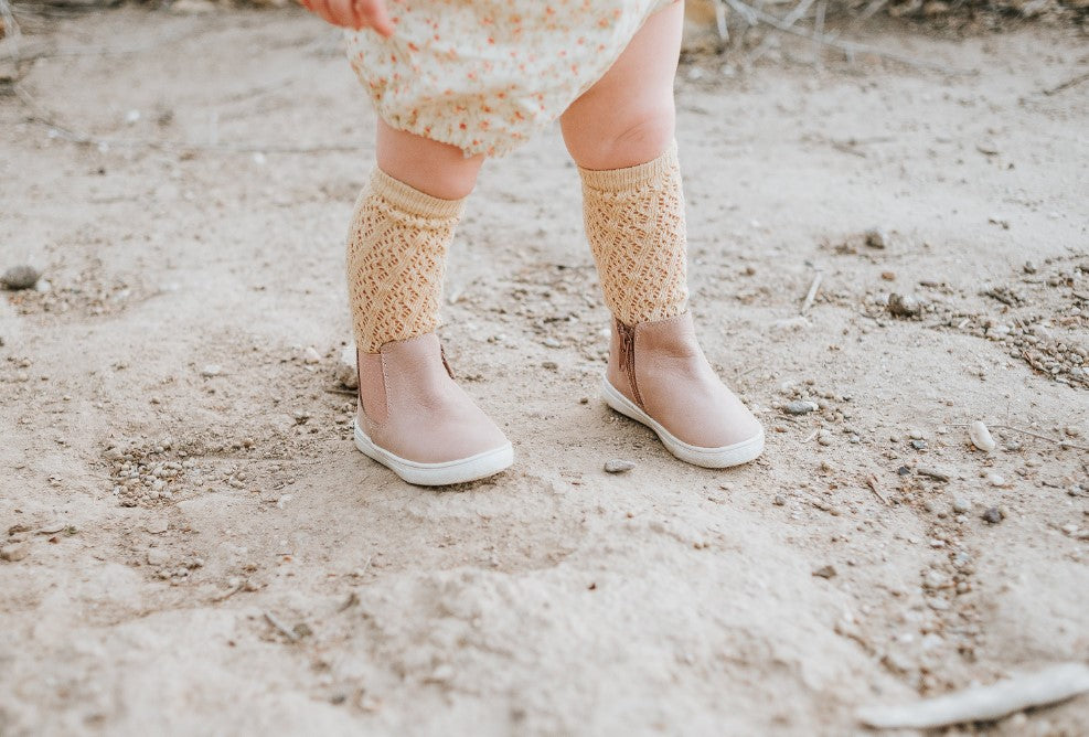 Leather Chelsea Boot - Antelope Pink