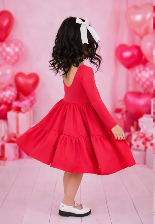 Gwendolyn Ruffle in Scarlet