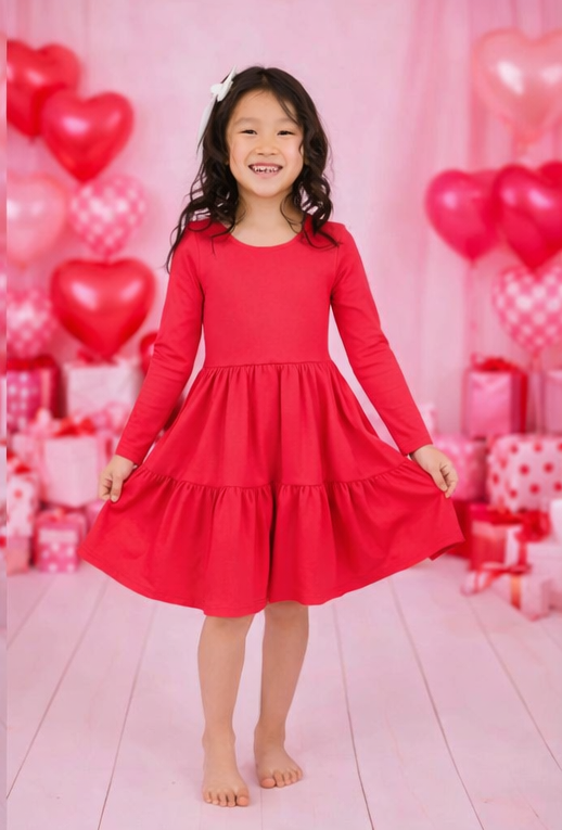 Gwendolyn Ruffle in Scarlet