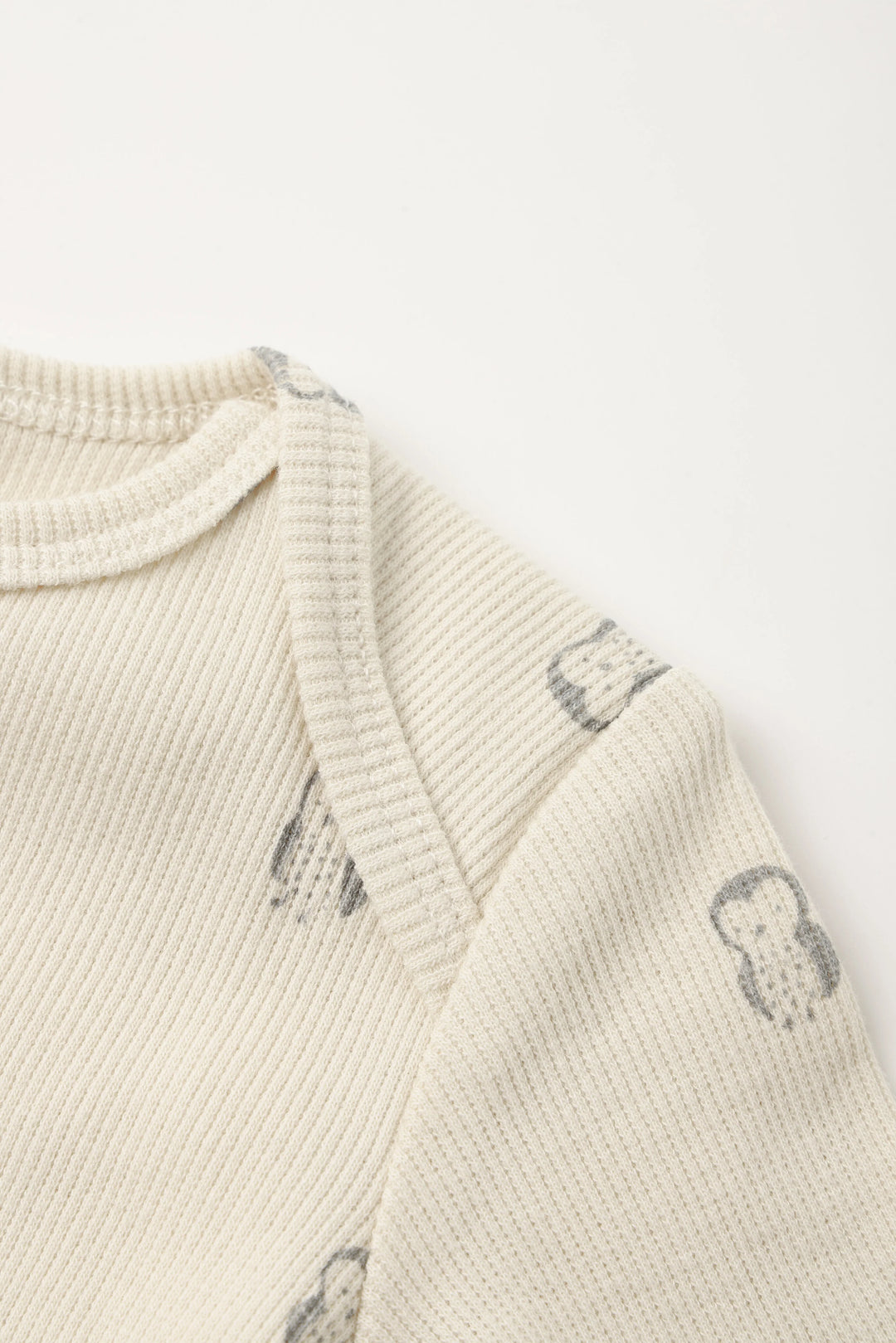 Knotted Baby Gown + Hat Set - Owls