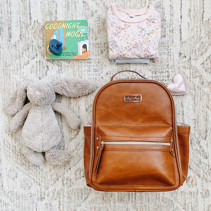 Cognac Itzy Mini™ Diaper Bag Backpack