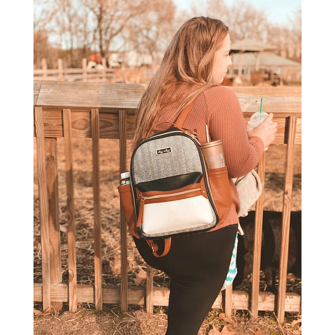 Coffee & Cream Itzy Mini™ Diaper Bag Backpack