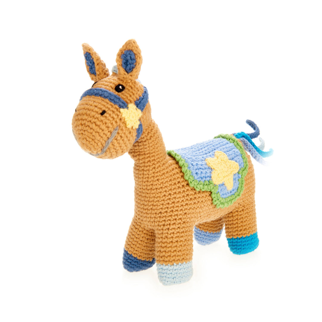 Blue Horse Rattle