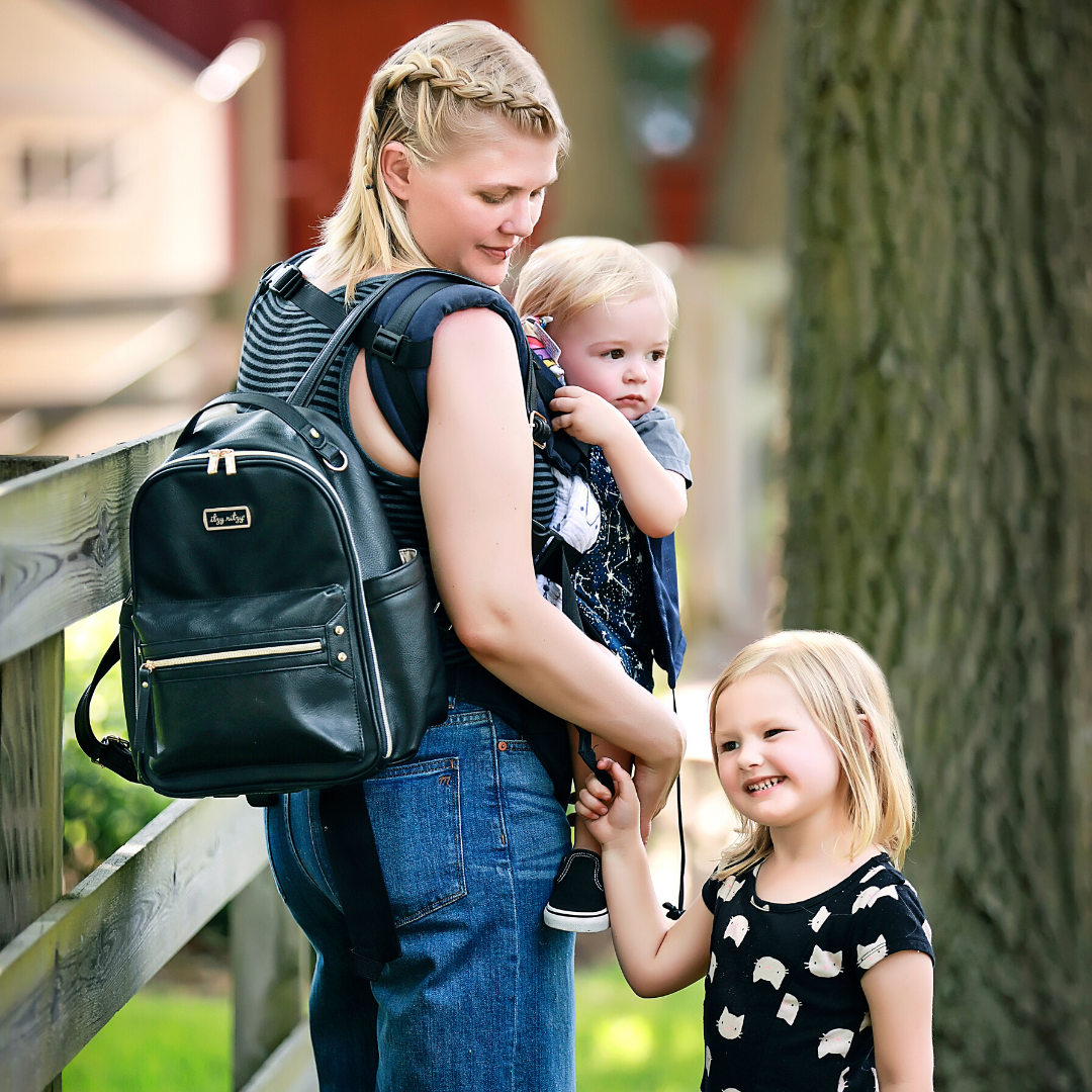 Black Itzy Mini™ Diaper Bag Backpack