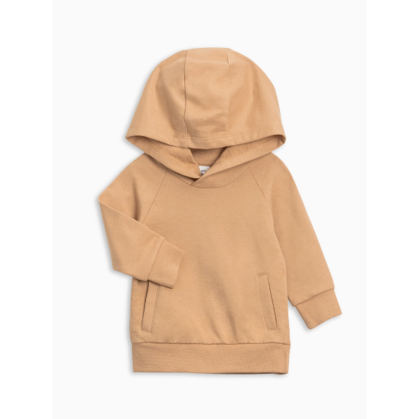 Ashland French Terry Hooded Pullover - Tan