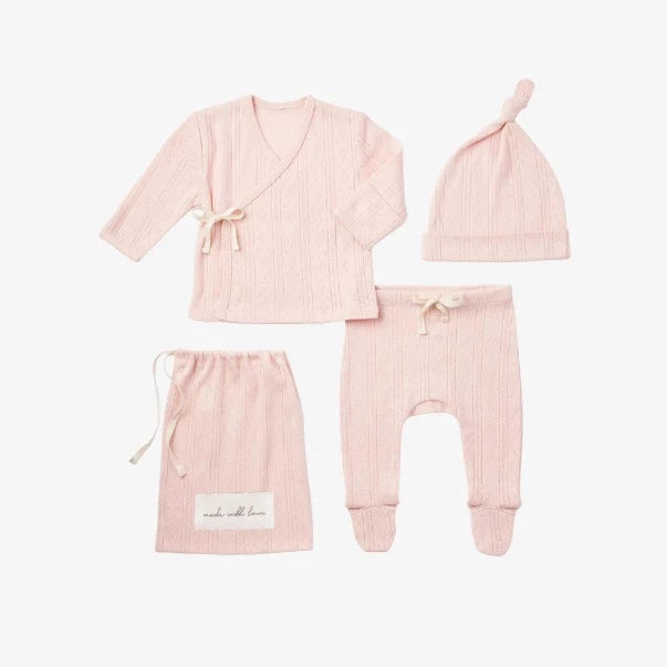 Pointelle Layette Gift Set