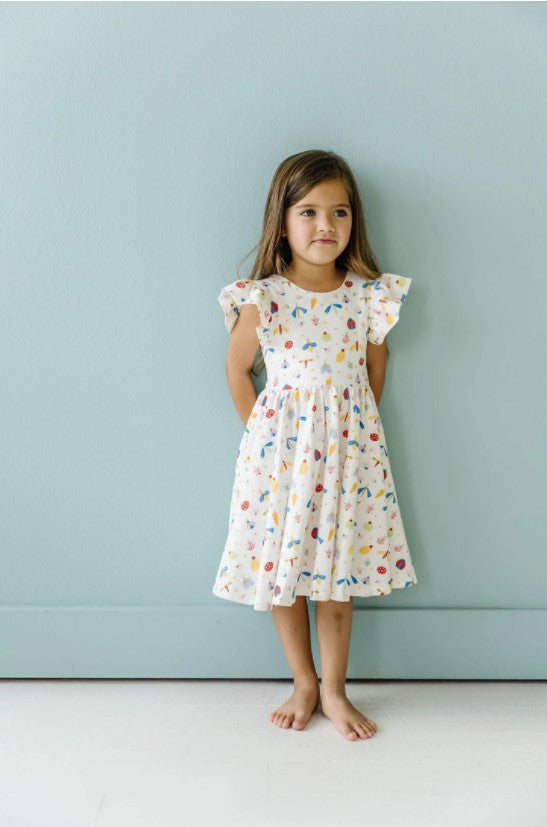 Olivia Dress in Colorful Critter