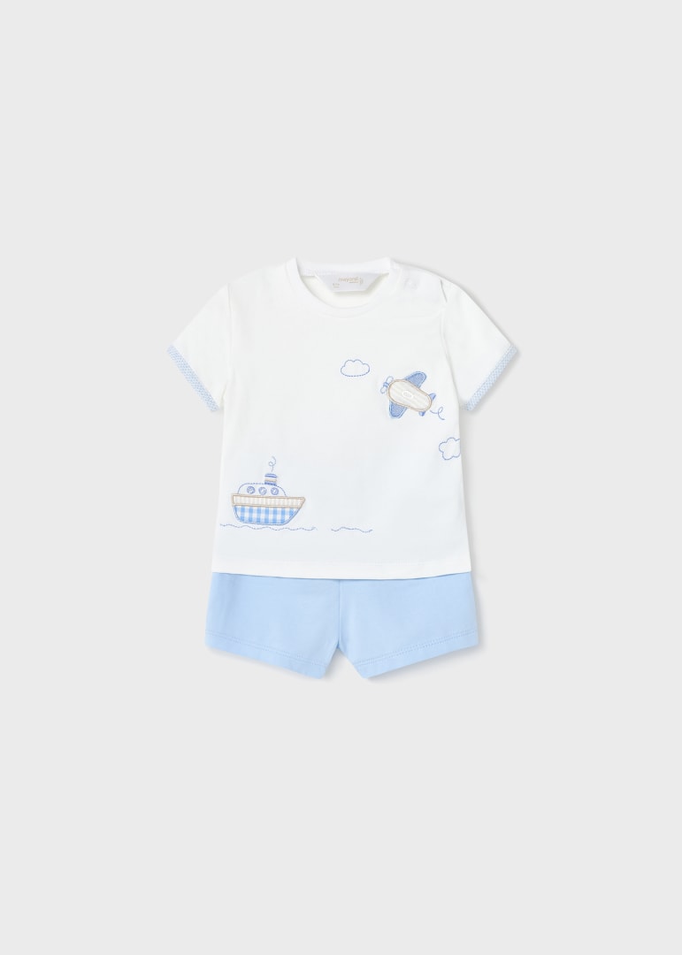 4 Piece Knit Set Sky