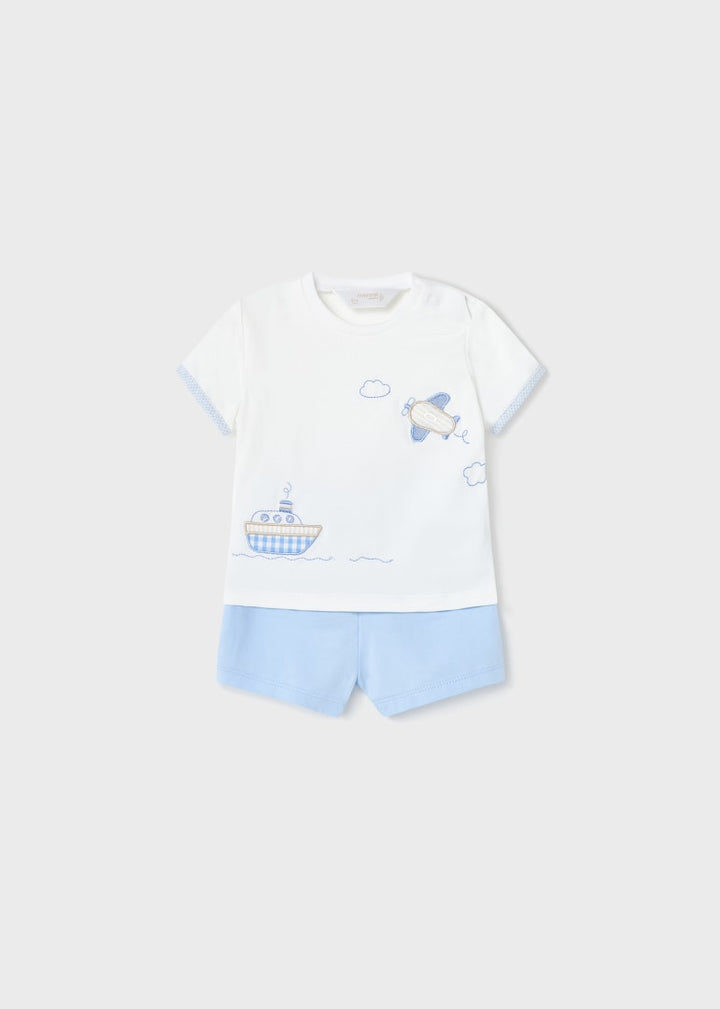 4 Piece Knit Set Sky