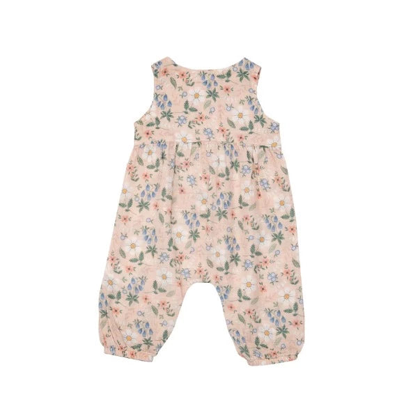 Pastel Flowers Snap Romper