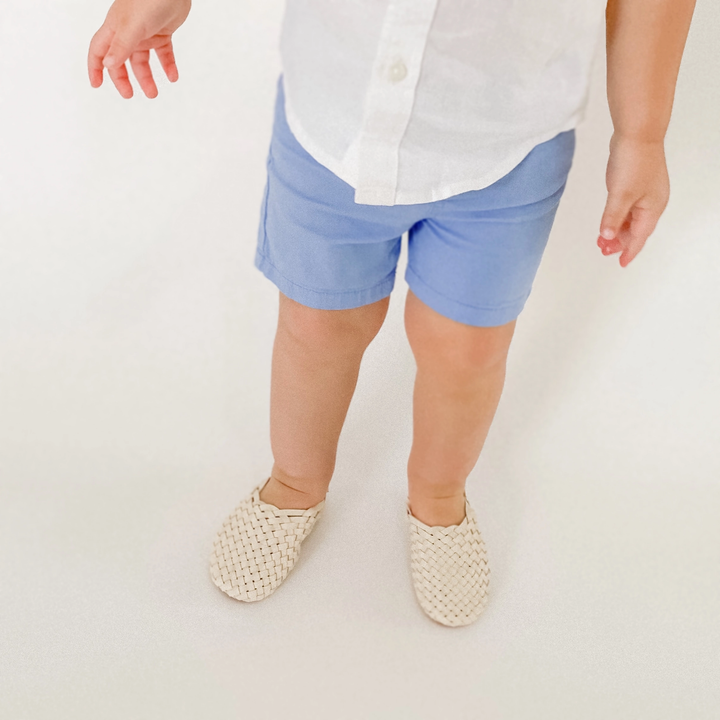 Woven Mules Sandals | Kids Hand Woven Loafer | Mykonos