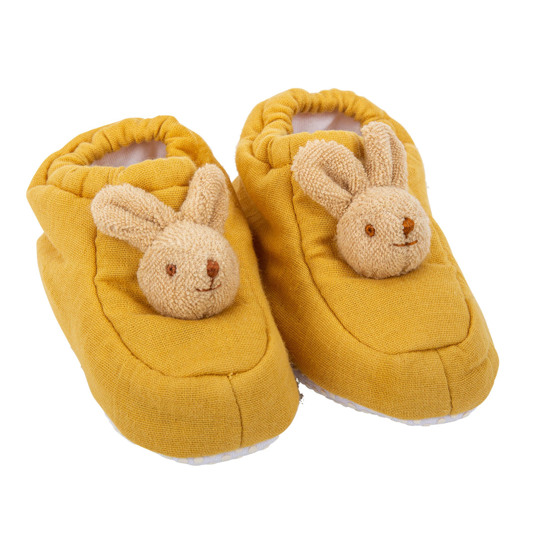 Chaussons Lapin Coton Bio Curry