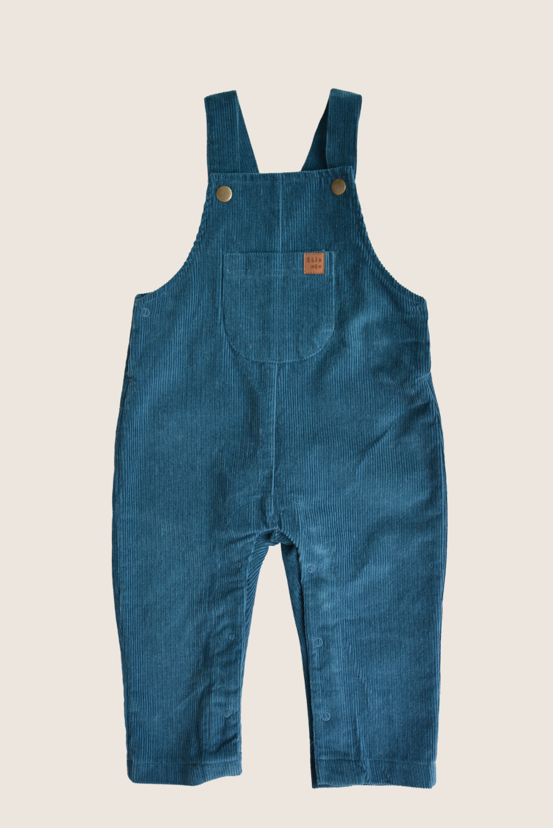 Cotton Corduroy Overalls - Blue