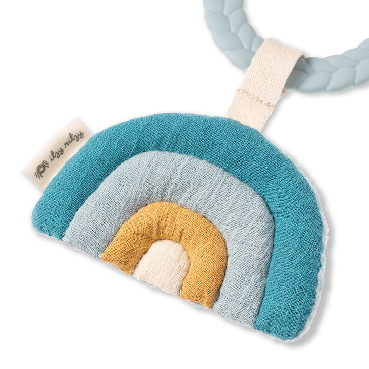 Bitzy Busy Ring™ Teething Activity Toy Cloud