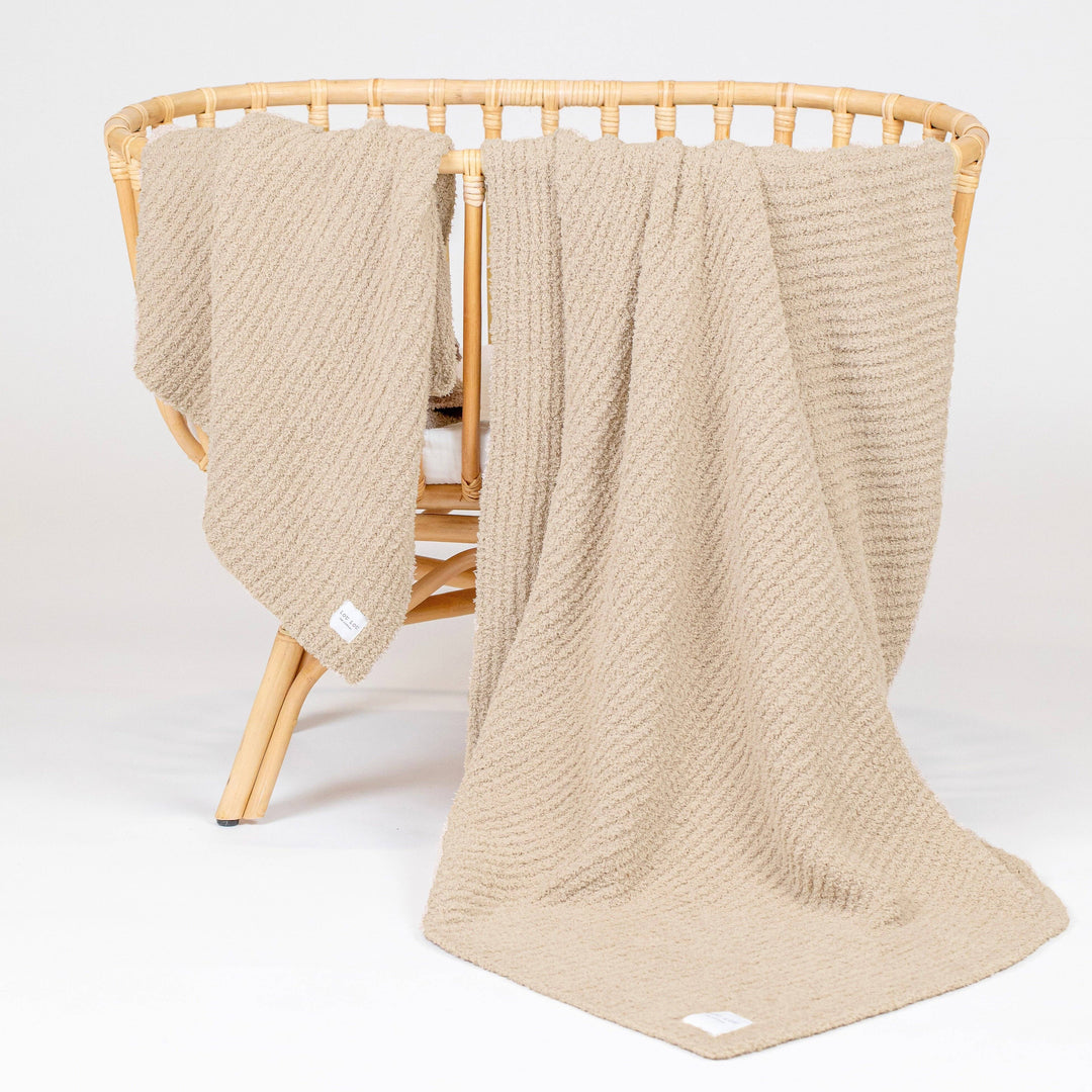 Chenille Blanket - Oatmeal