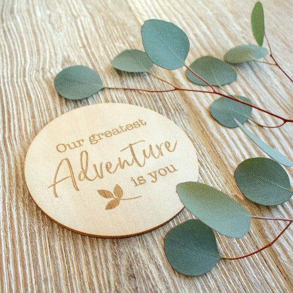 Our Greatest Adventure Is You Milestone Disc