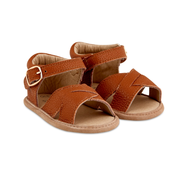 Tawny Split-Soled Leather Baby Sandals
