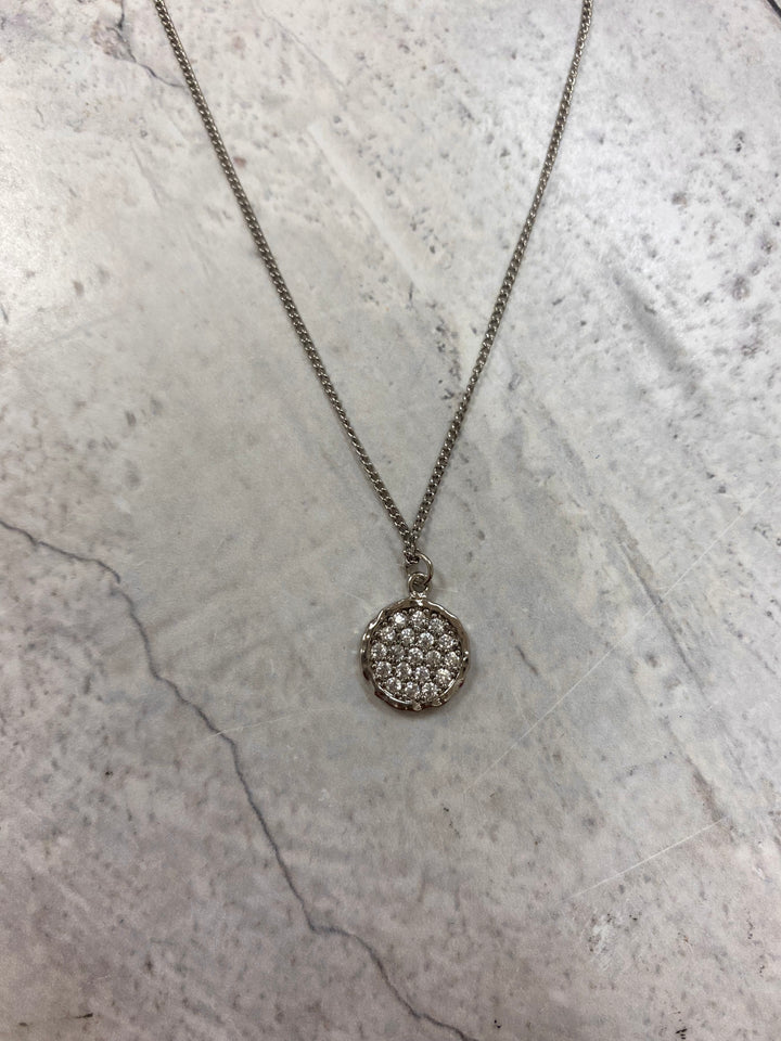 Silver Round Necklace