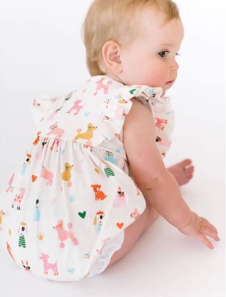 Betsy Romper in Puppy Love