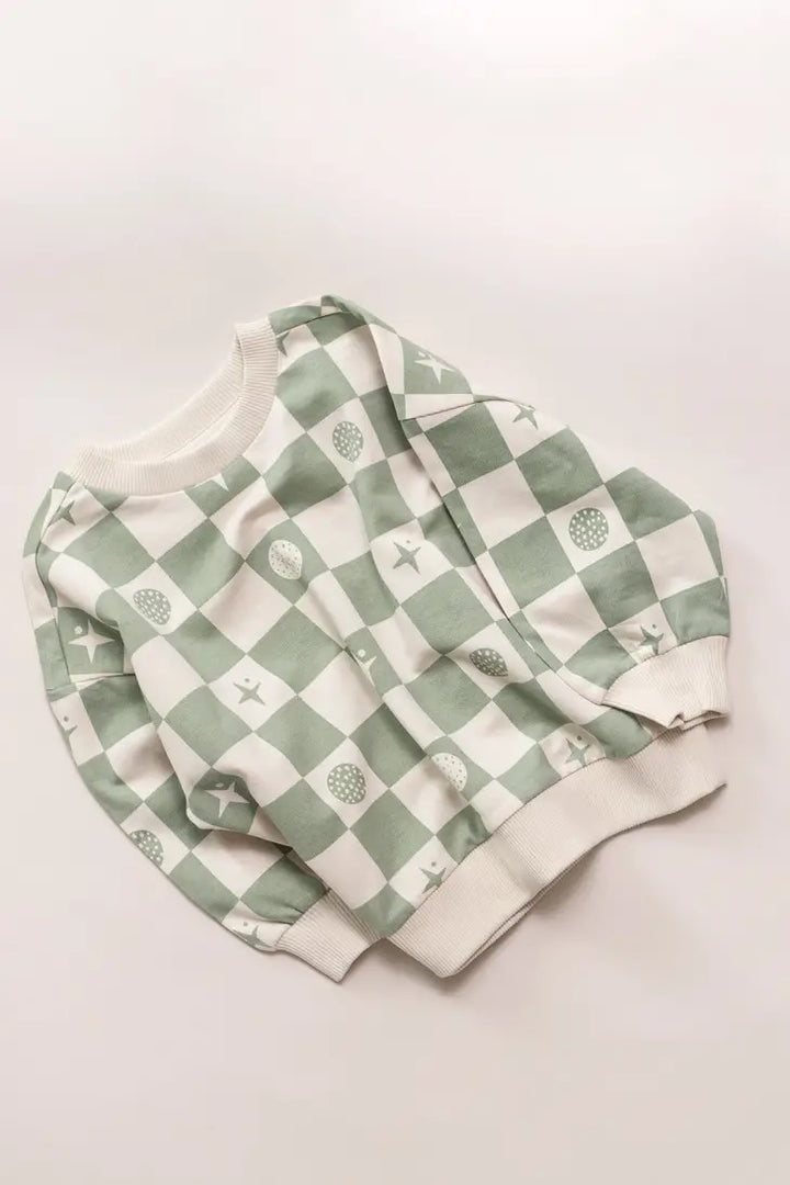 Chequered Sweatshirt