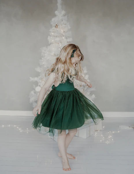 Scarlett Tutu Dress - Emerald Green