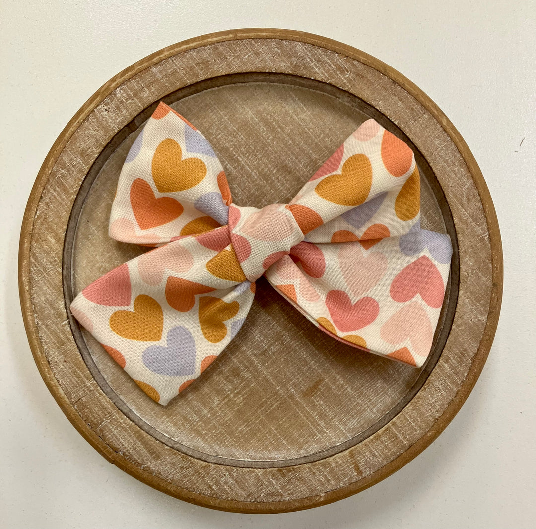 Pastel Hearts Bow