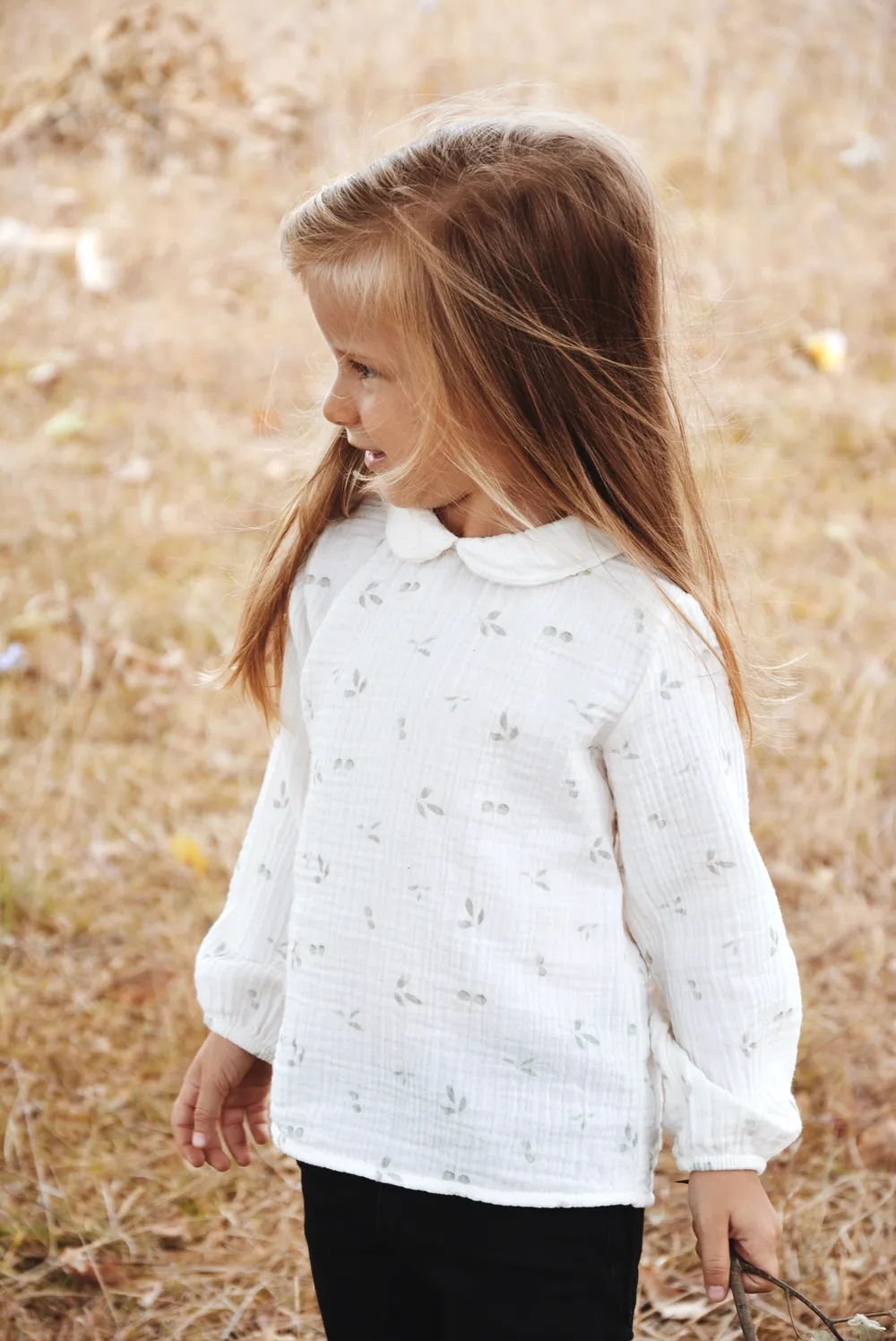 Baby girl muslin blouse 100% cotton